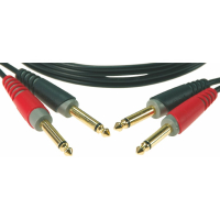 KLOTZ AT-JJ0200 - przewód 2x JACK MONO - 2x JACK MONO pozłacany 2 m.
